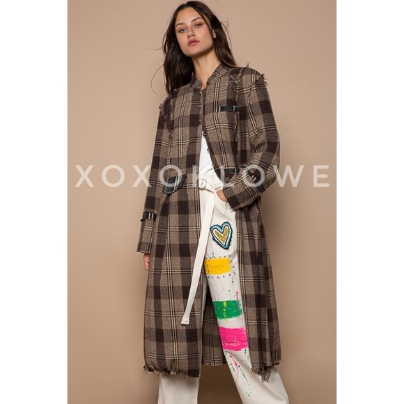 POL Cream Paint & Patch Loose Fit Wide Leg Pants - Picture 11 of 16